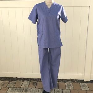 Made In Hawaii Women Blue Scrub Set Size XS